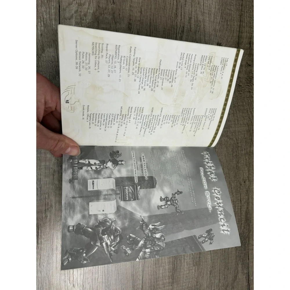 Tribes 2 PC Game (2001) Instruction Manual Only NO‎ GAME